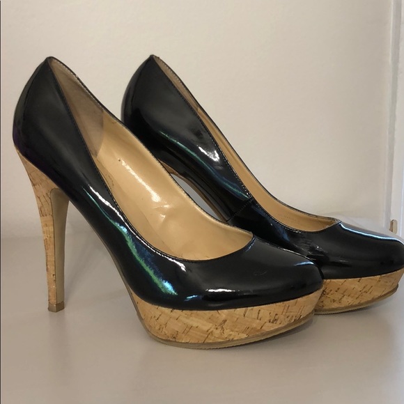 heels with wooden heel